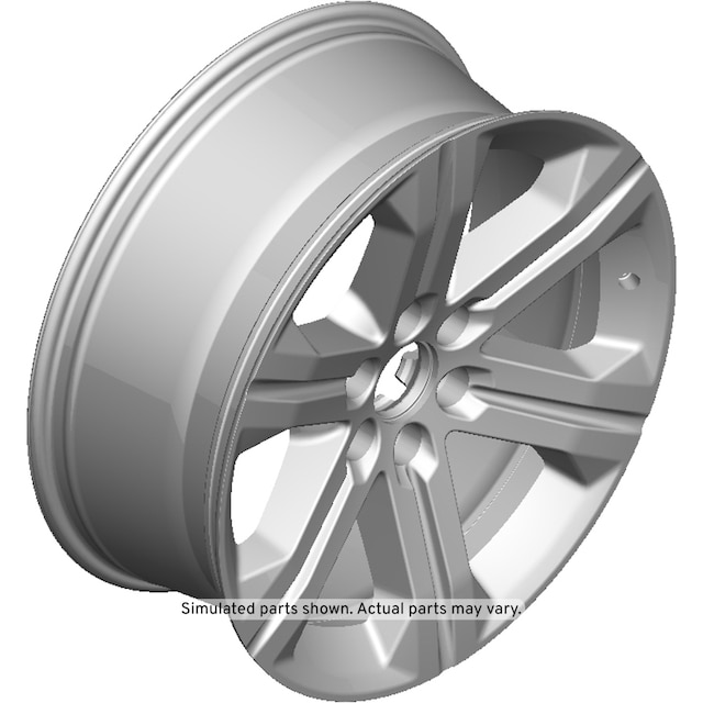 GM Genuine Parts 22x9.0in Bright Front and Rear Aluminum Wheel