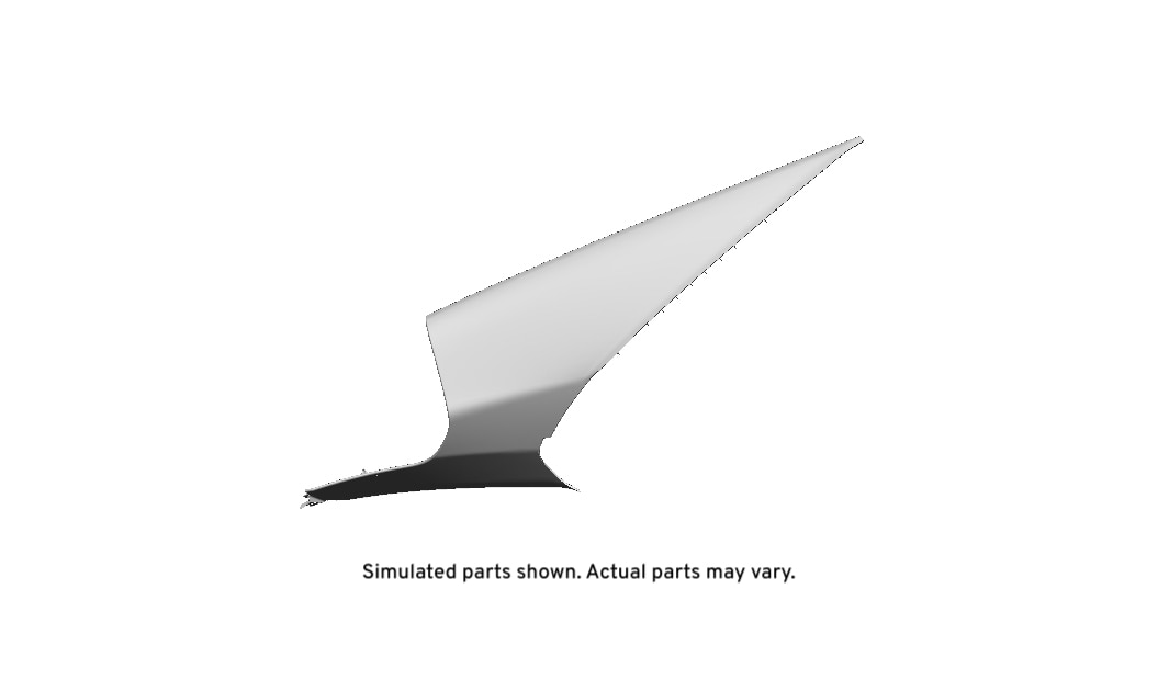 GM Genuine Parts Jet Black Passenger Side Body Side Rear Window Garnish Molding