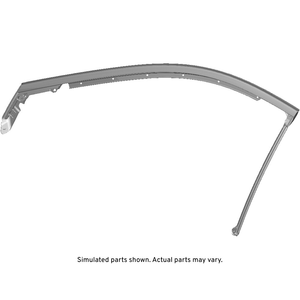 GM Genuine Parts Driver Side Front Door Window Upper Reveal Molding