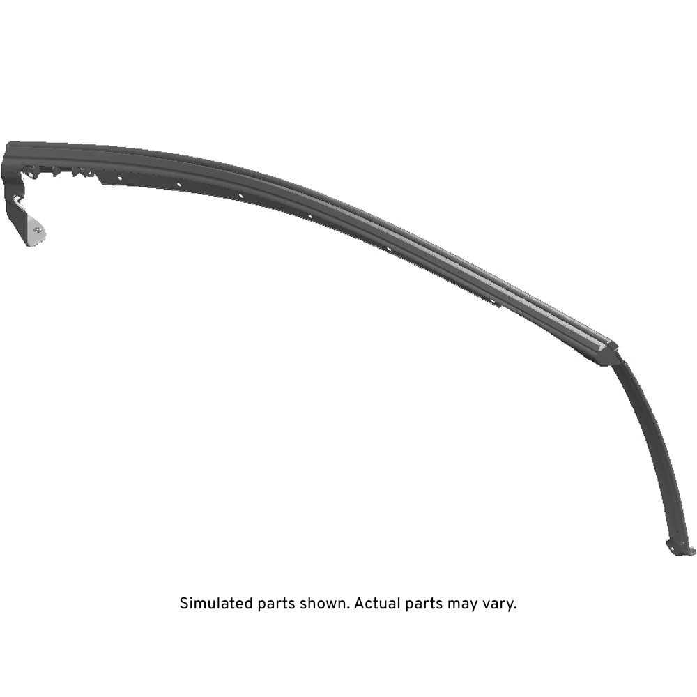 GM Genuine Parts Passenger Side Front Door Window Upper Molding