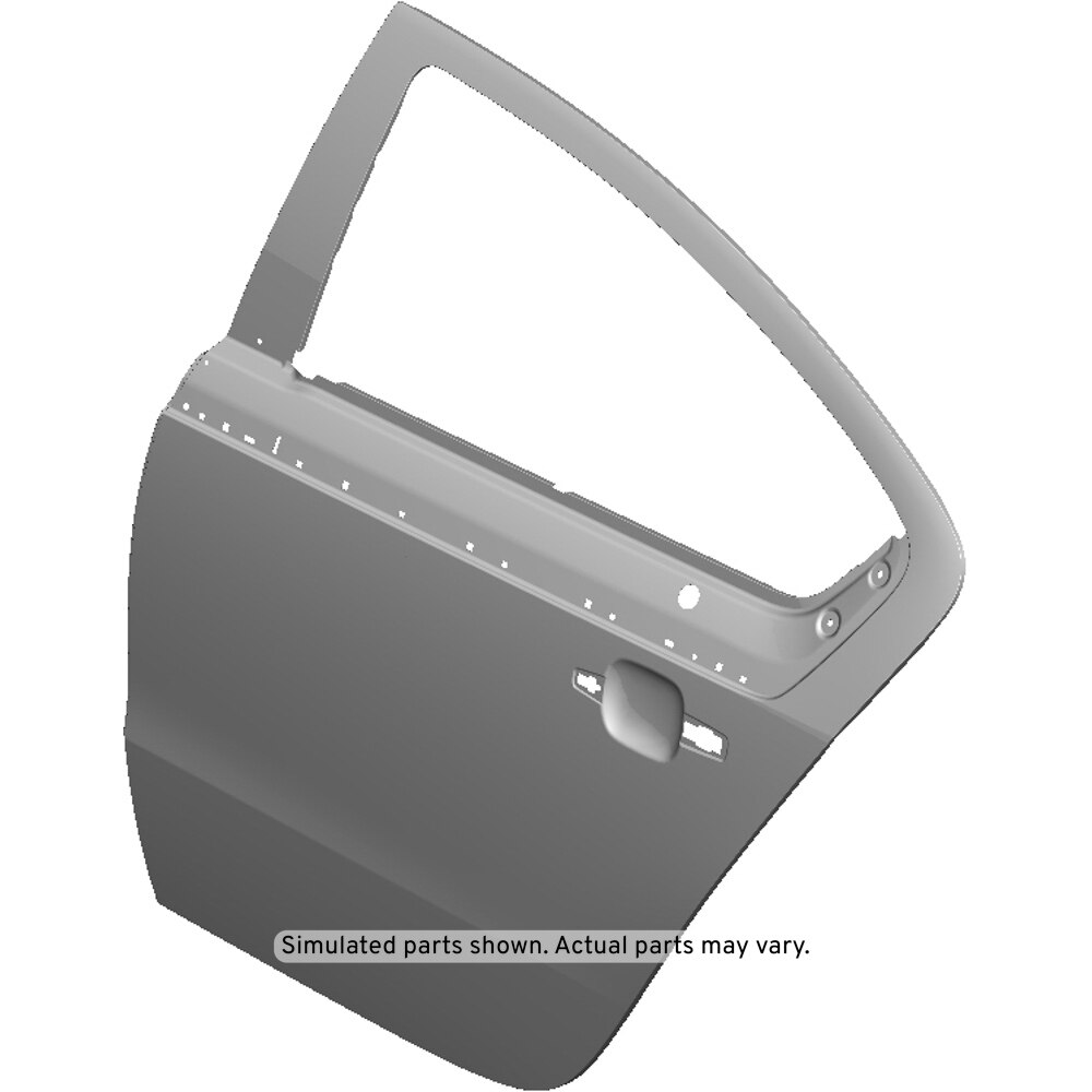 GM Genuine Parts Driver Side Rear Door Outer Panel