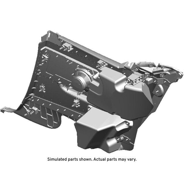 GM Genuine Parts Saffron Driver Side Body Side Front Lower Trim Panel