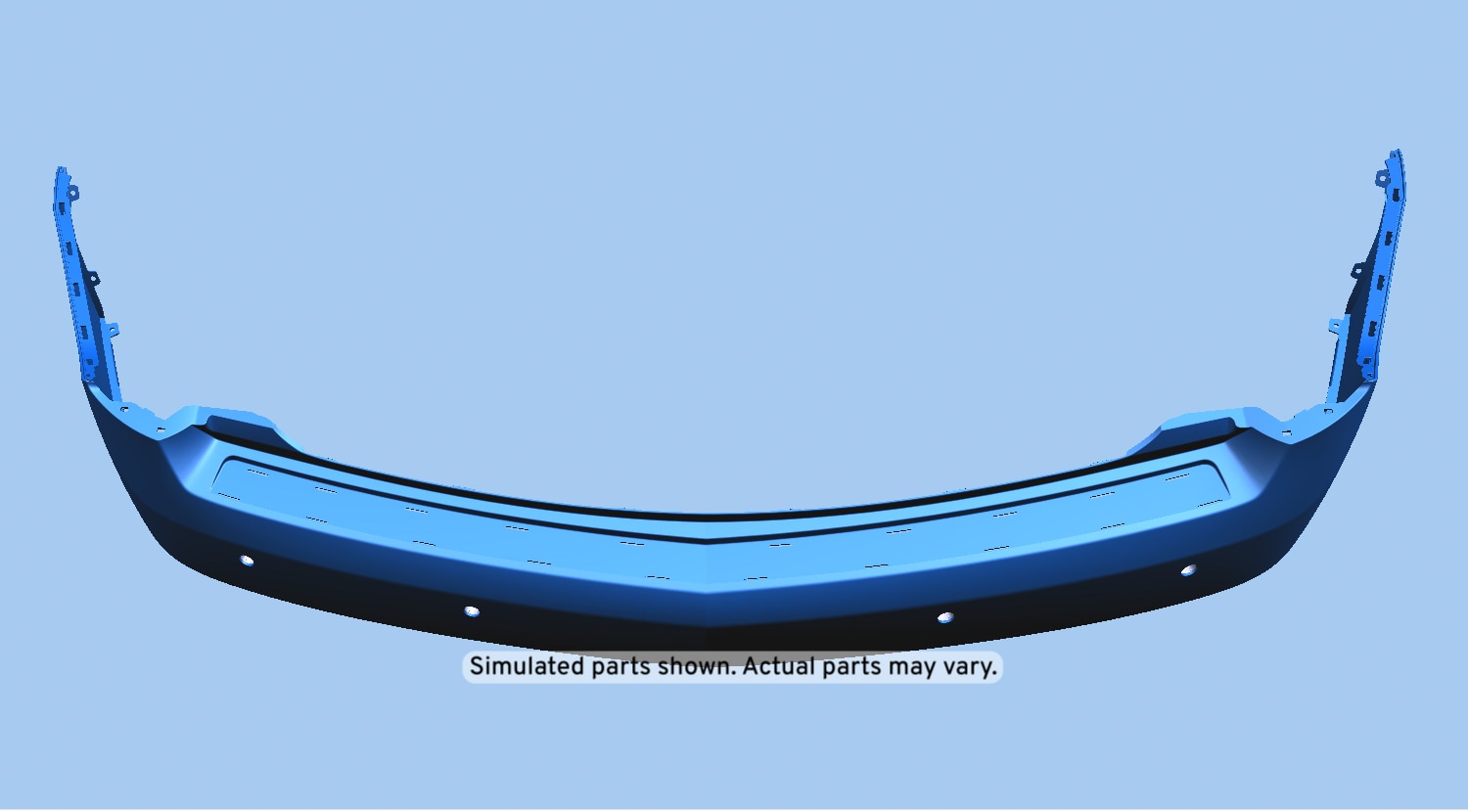 GM Genuine Parts Rear Upper Bumper Cover