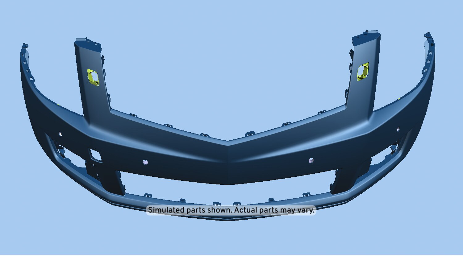 GM Genuine Parts Front Upper Bumper Cover