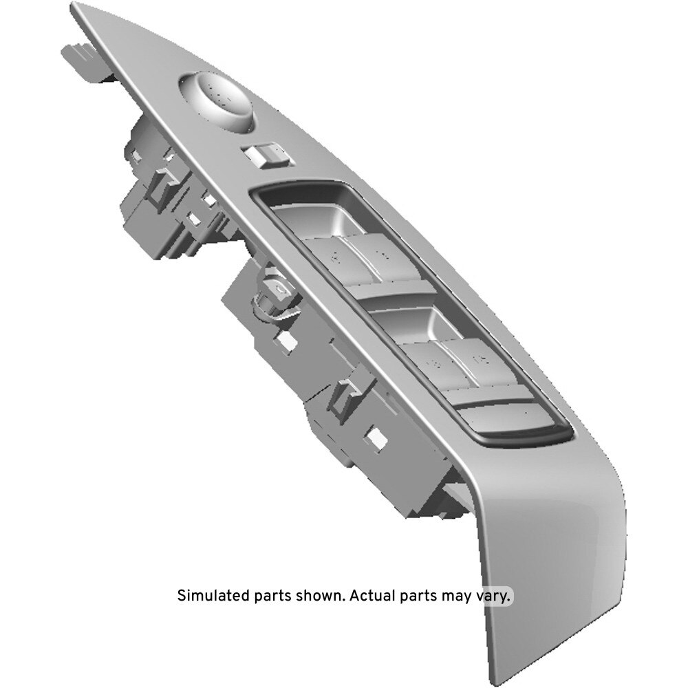 GM Genuine Parts Deep Caramel Burl Driver Side Door Window Mount Rail