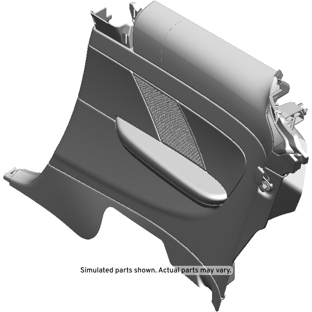 GM Genuine Parts Light Cashmere Passenger Side Body Side Front Lower Trim Panel