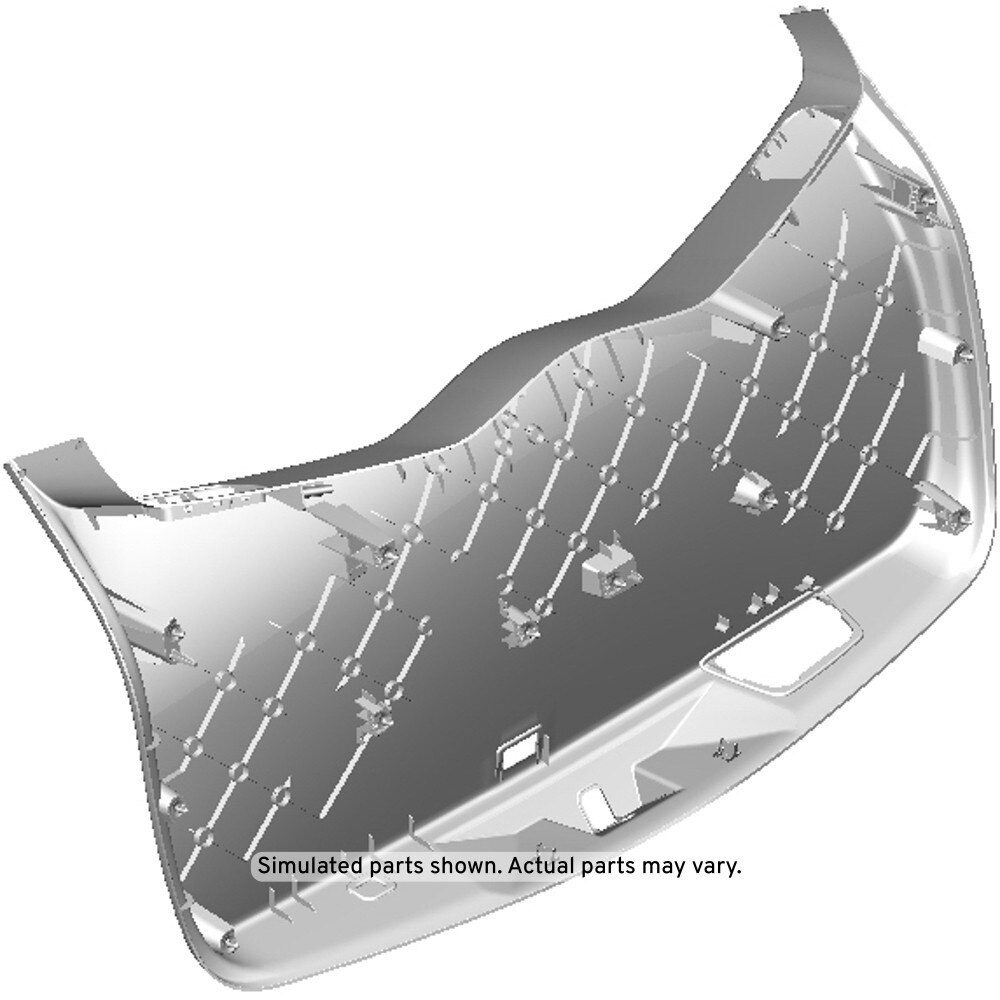 GM Genuine Parts Shale Liftgate Lower Trim Finish Panel