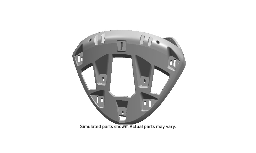GM Genuine Parts Matte Chrome Instrument Panel Cluster Trim Panel