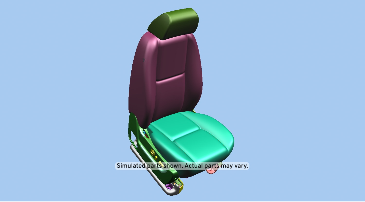 GM Genuine Parts Ebony Passenger Seat