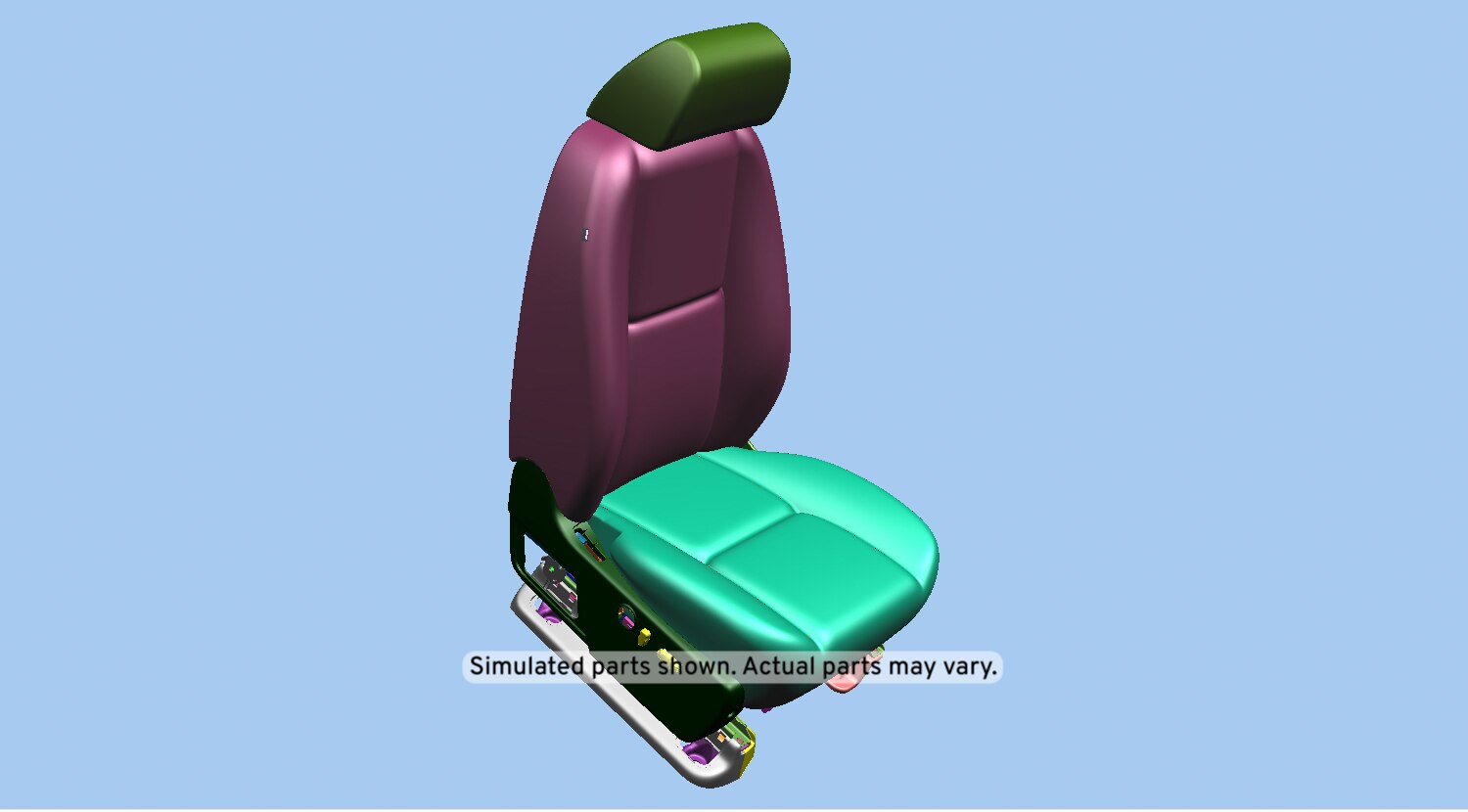 GM Genuine Parts Ebony Passenger Seat