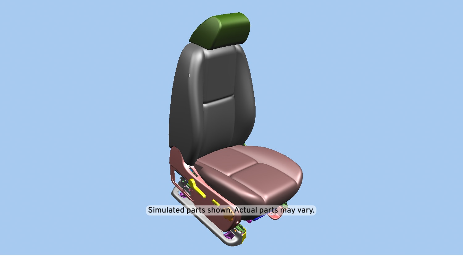 GM Genuine Parts Ebony Passenger Seat
