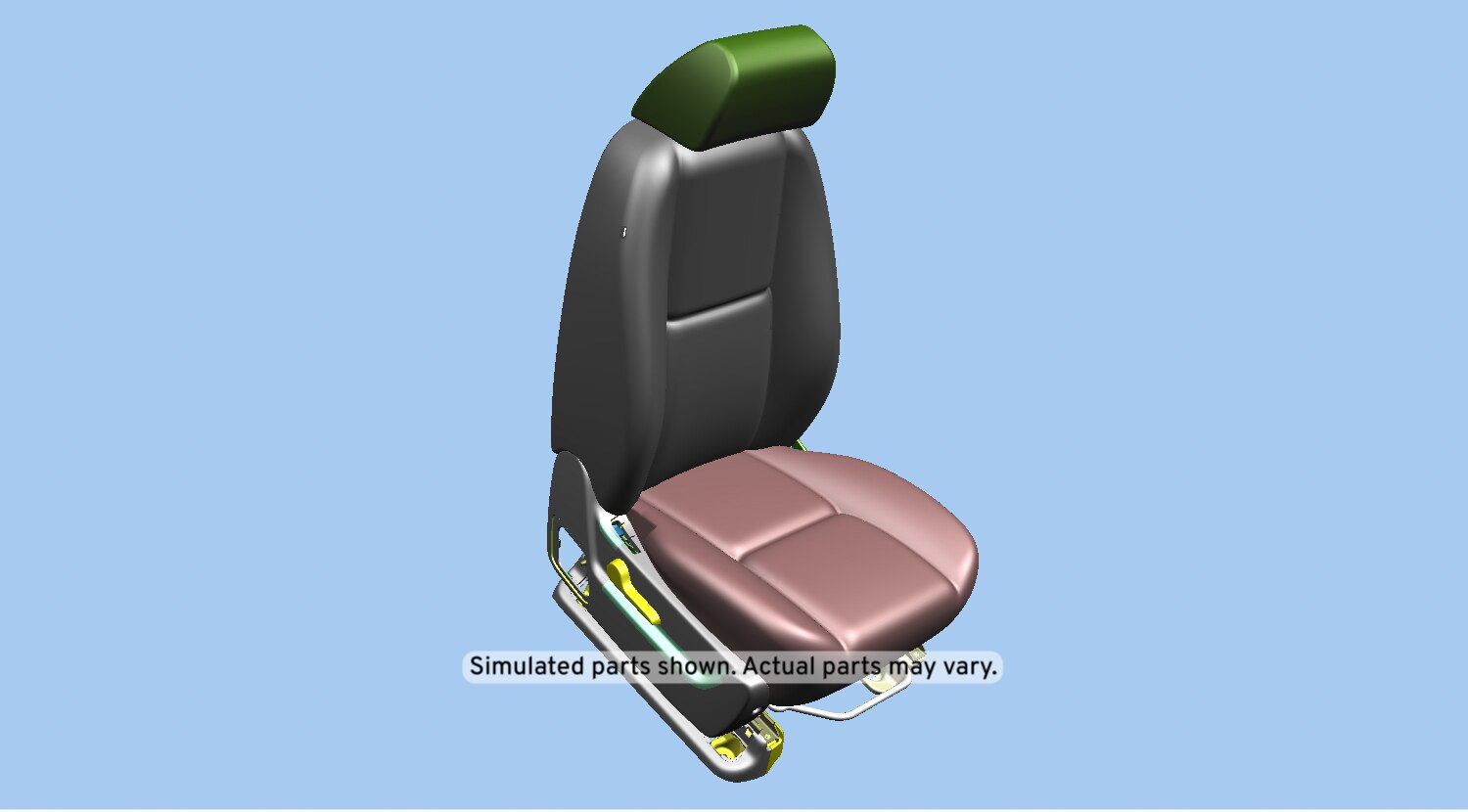 GM Genuine Parts Ebony Passenger Seat