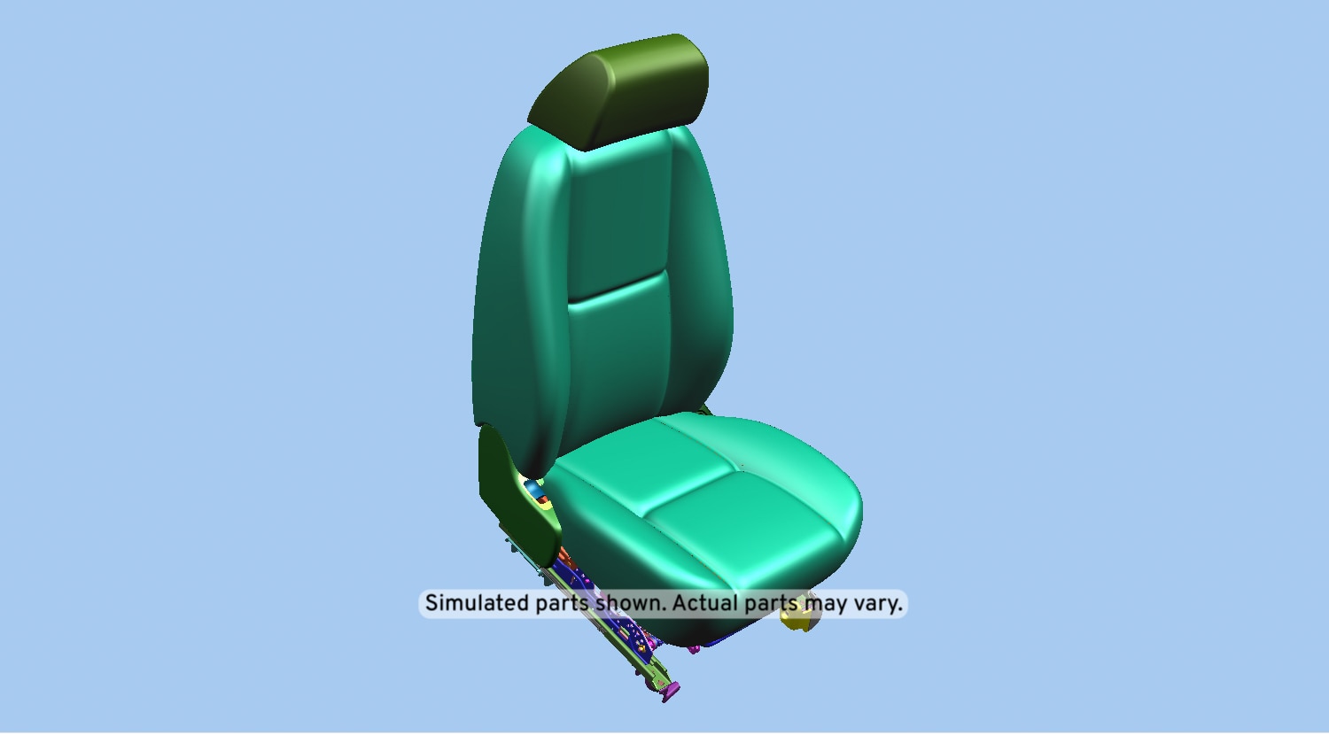 GM Genuine Parts Ebony Driver Seat