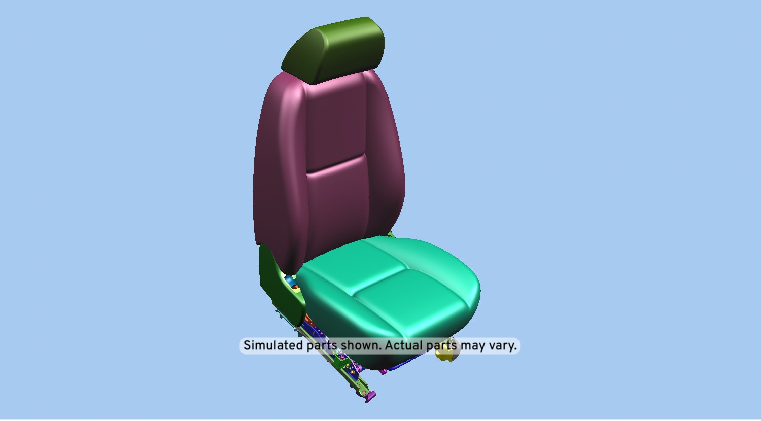 GM Genuine Parts Ebony Driver Seat