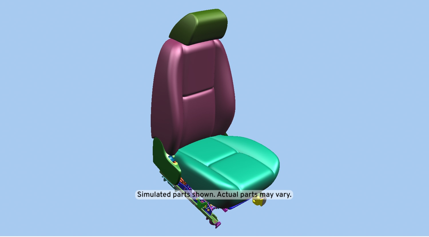 GM Genuine Parts Light Titanium Driver Seat