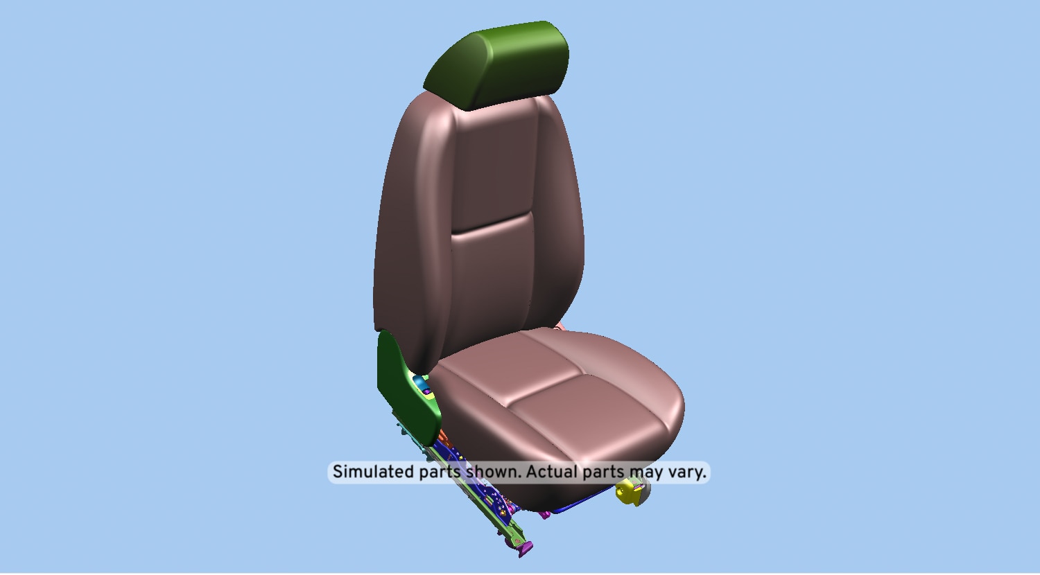 GM Genuine Parts Ebony Driver Seat