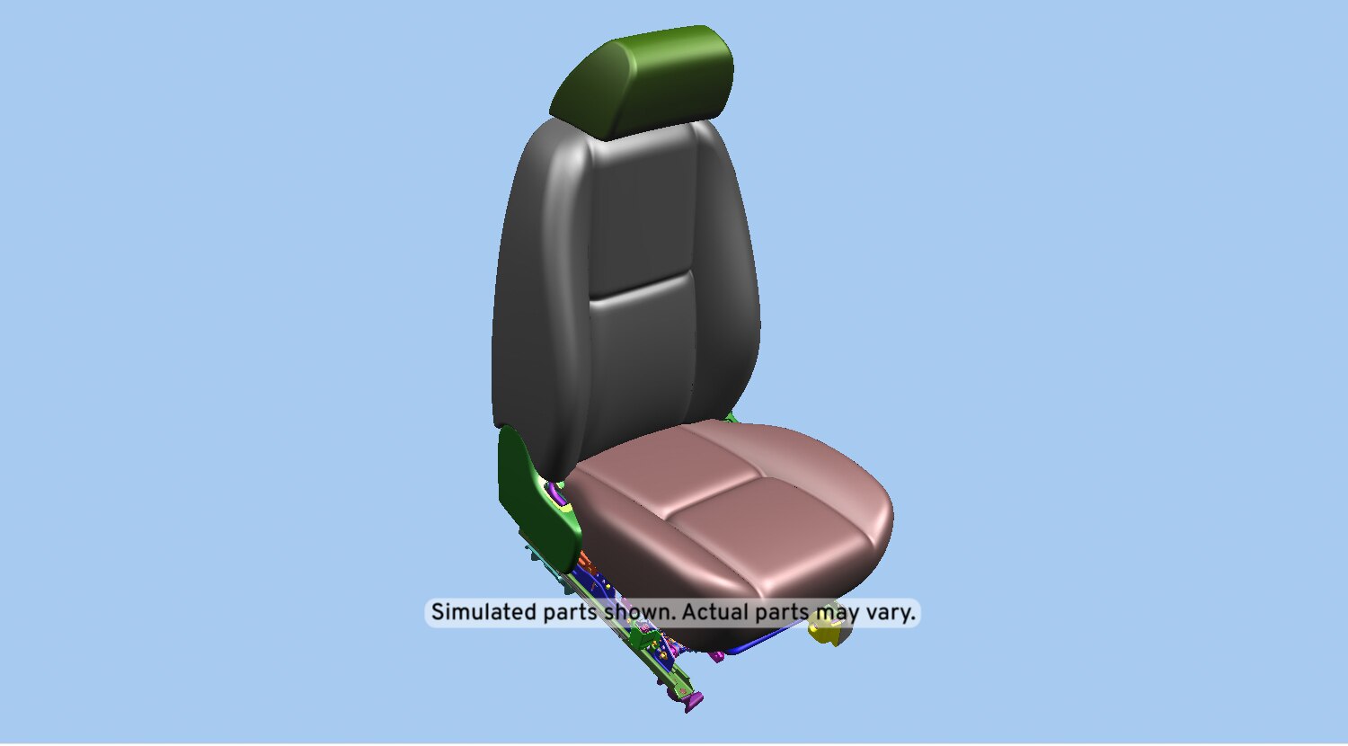 GM Genuine Parts Ebony Driver Seat
