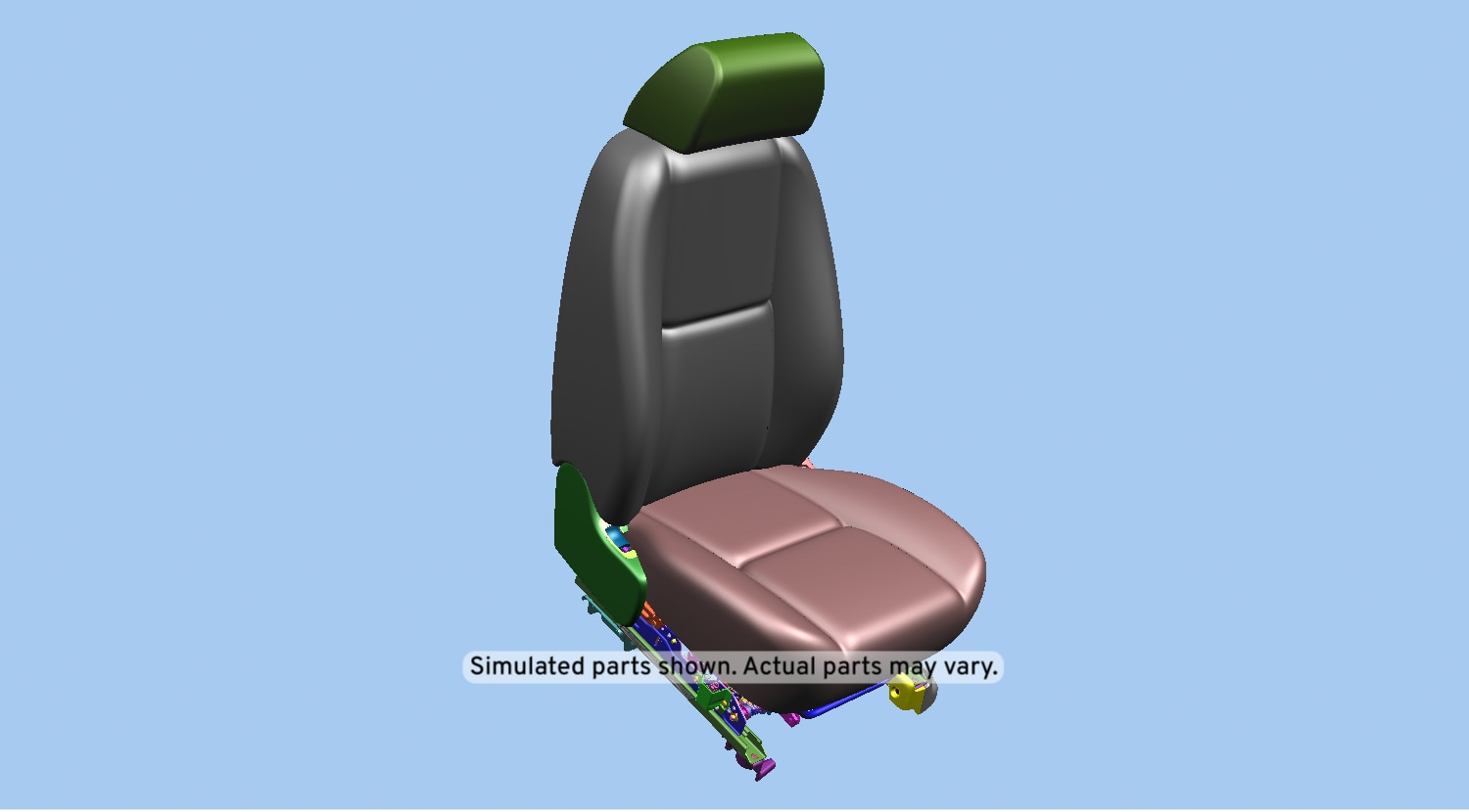 GM Genuine Parts Light Titanium Driver Seat