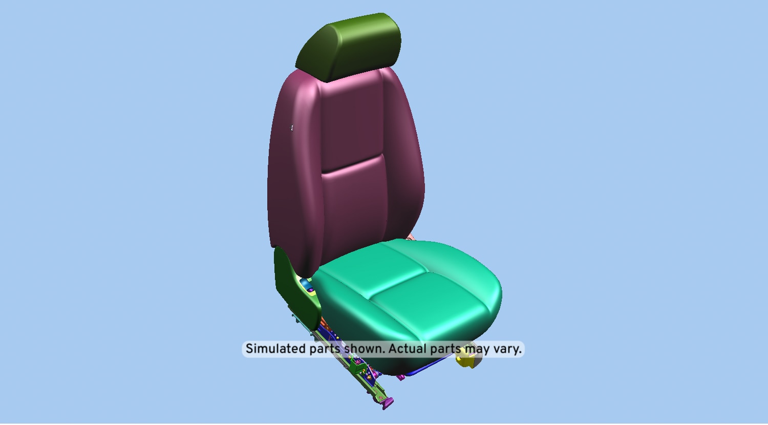 GM Genuine Parts Ebony Driver Seat
