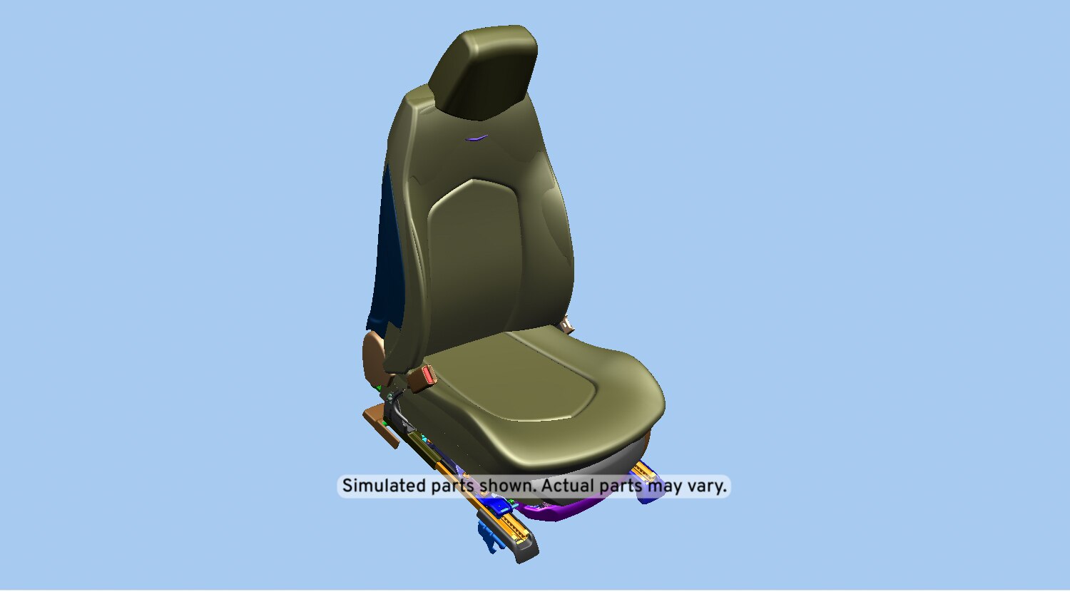 GM Genuine Parts Light Cashmere Driver Seat