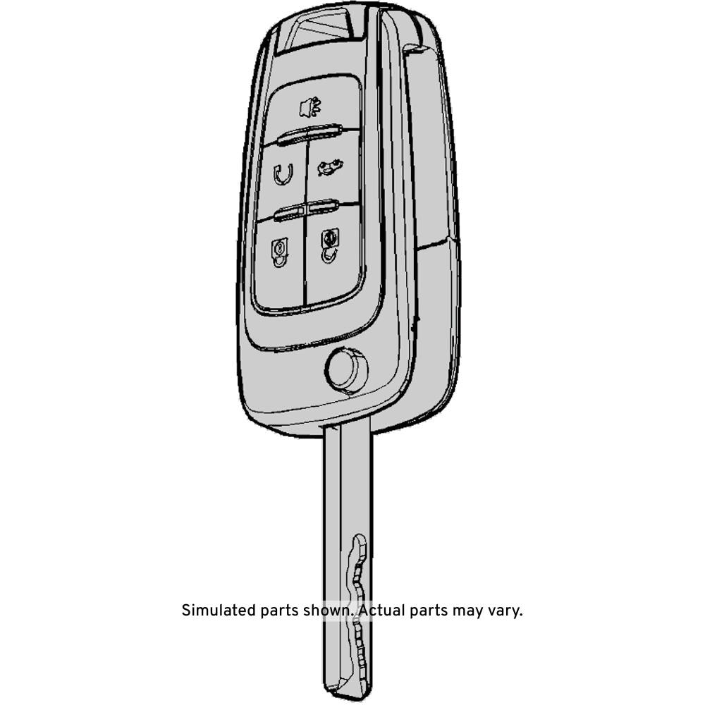 GM Genuine Parts Folding Door Lock and Ignition Lock Key