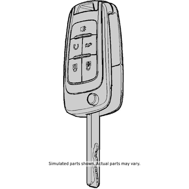 GM Genuine Parts Folding Door Lock and Ignition Lock Key