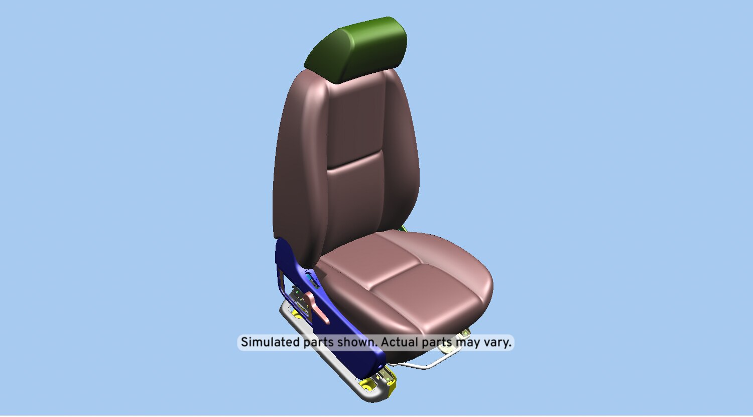 GM Genuine Parts Ebony Passenger Seat