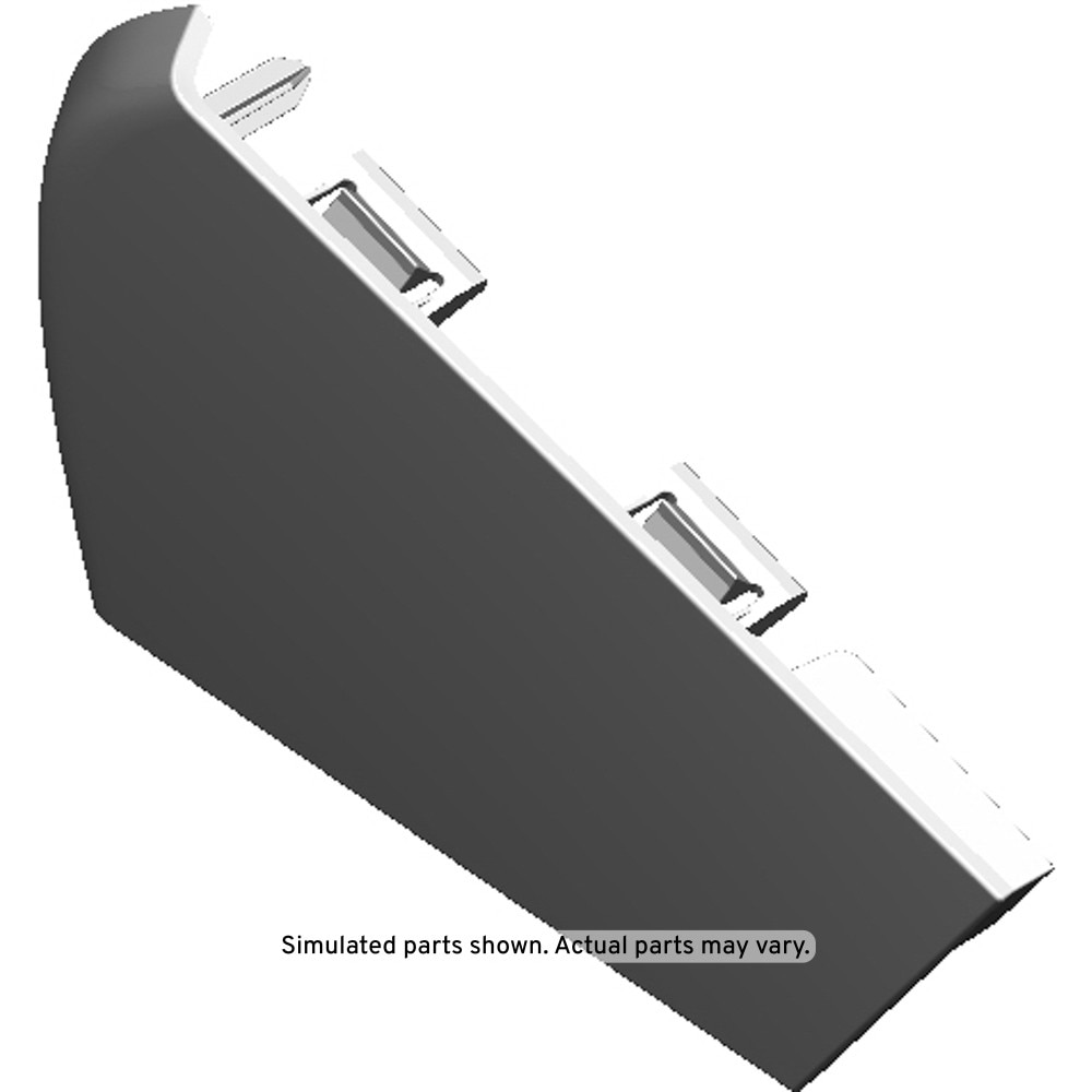 GM Genuine Parts 4-Way Manual Driver Seat Back Recliner Adjustment Mechanism Cover in Black with Snap-In Insert