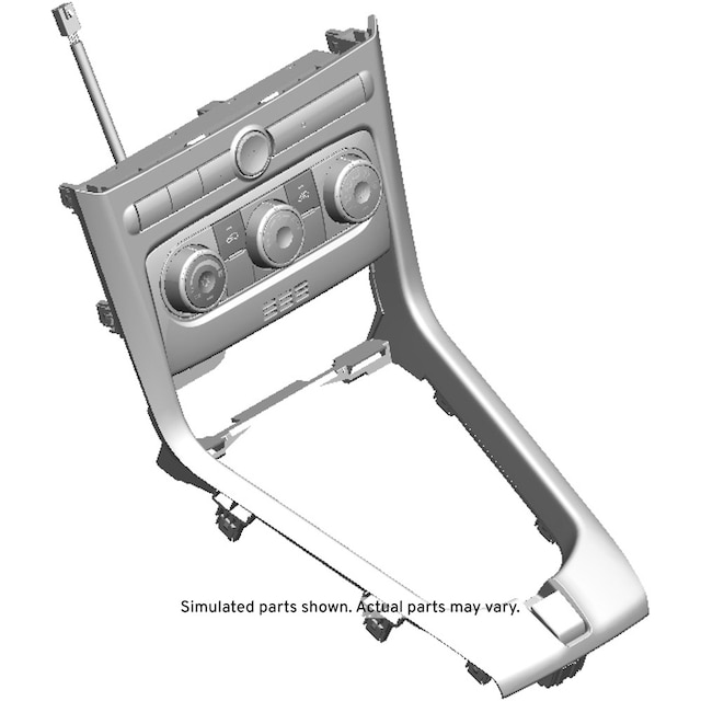 GM Genuine Parts Charcoal Metallic Front Floor Console Compartment Door Trim Cover