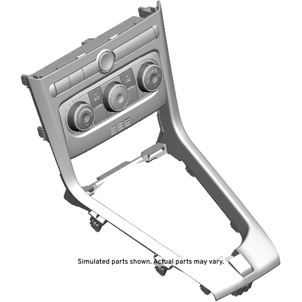 GM Genuine Parts Charcoal Metallic Front Floor Console Compartment Door Trim Cover