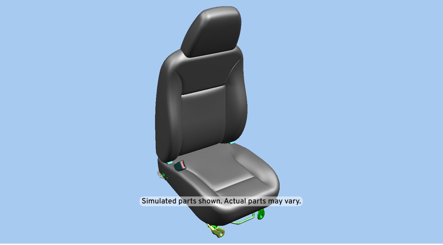GM Genuine Parts Ebony Driver Seat