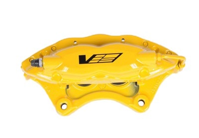 GM Genuine Parts Yellow Rear Passenger Side Disc Brake Caliper Assembly