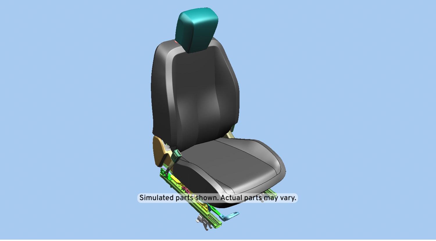GM Genuine Parts Jet Black Driver Seat