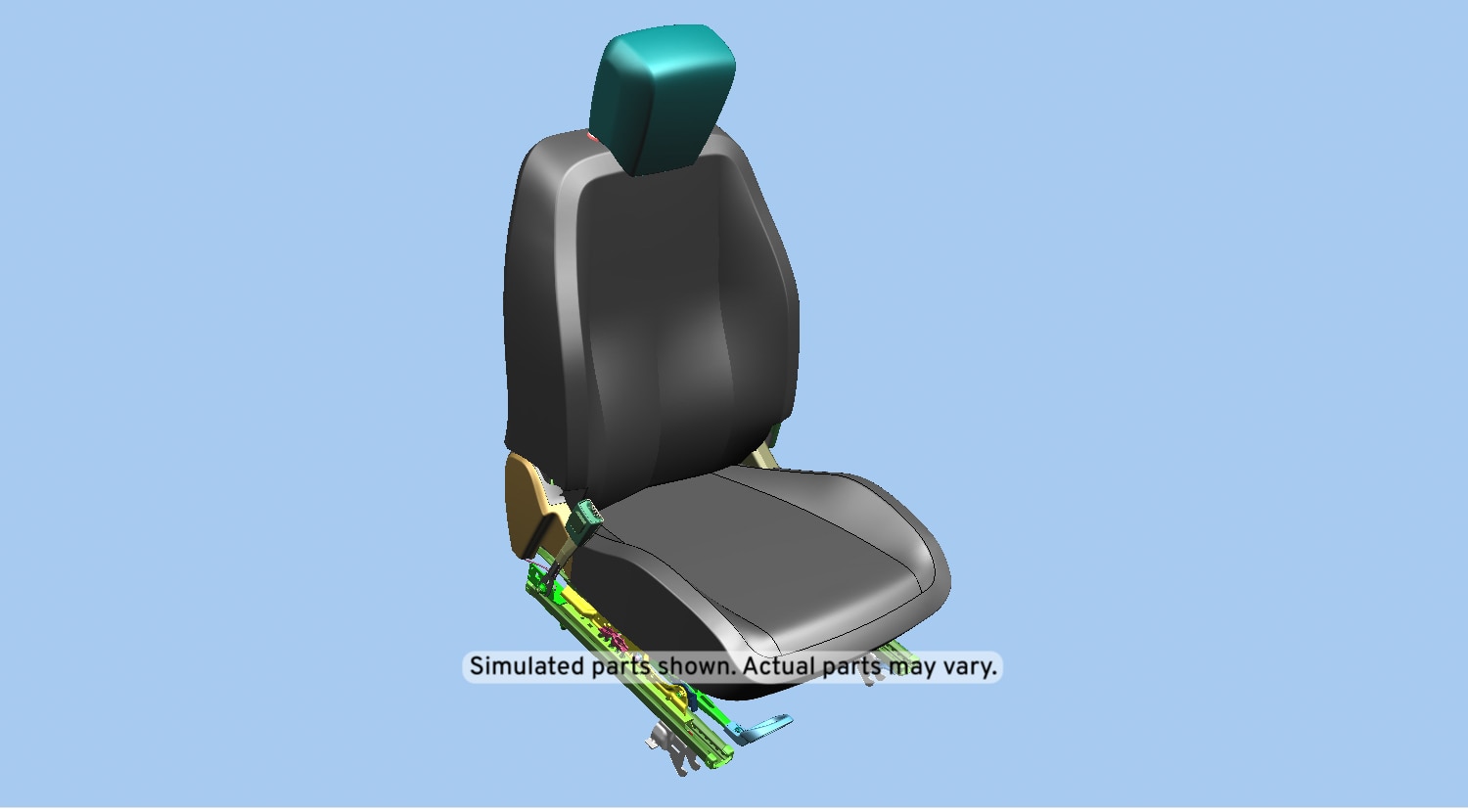 GM Genuine Parts Light Titanium Driver Seat