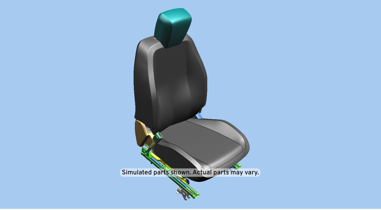 GM Genuine Parts Light Titanium Driver Seat