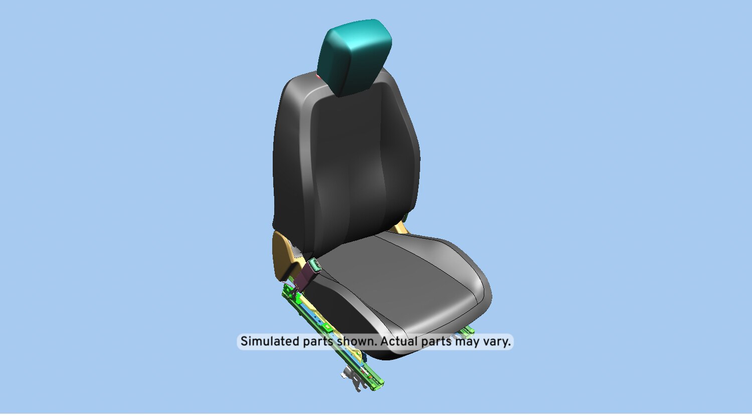 GM Genuine Parts Jet Black Driver Seat