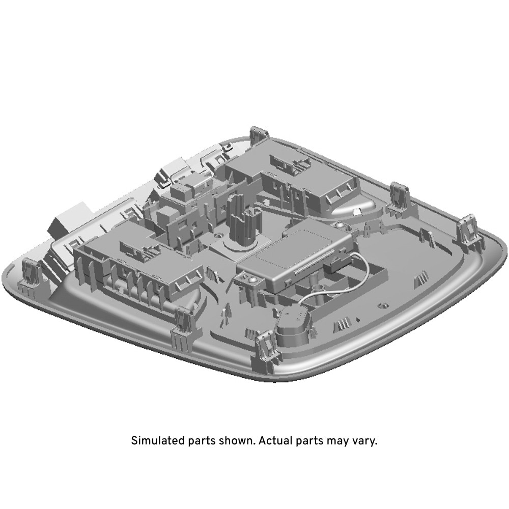GM Genuine Parts Jet Black Roof Console