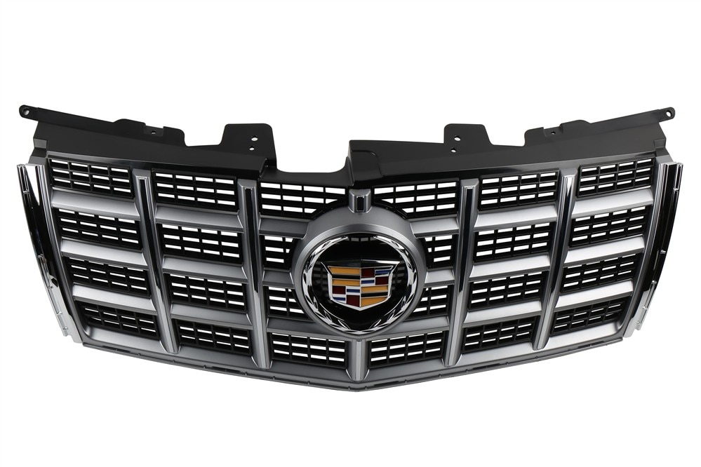 GM Genuine Parts Front Upper Grille in Chrome with Crest and Wreath Logo