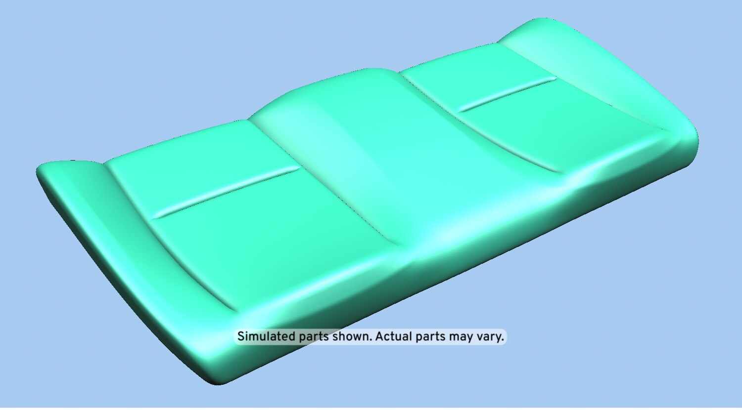 GM Genuine Parts Jet Black Rear Seat Back Cover