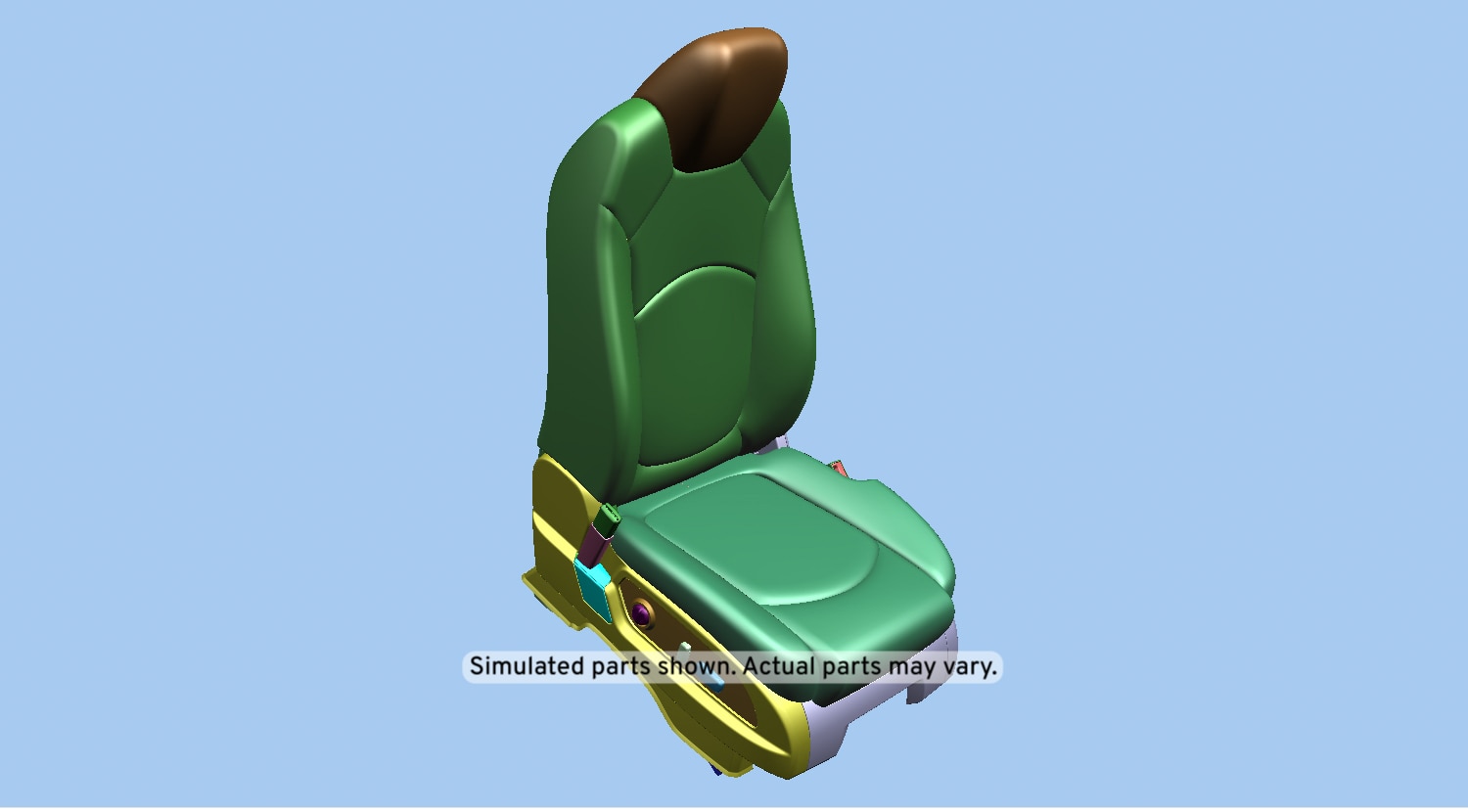 GM Genuine Parts Light Cashmere Passenger Seat