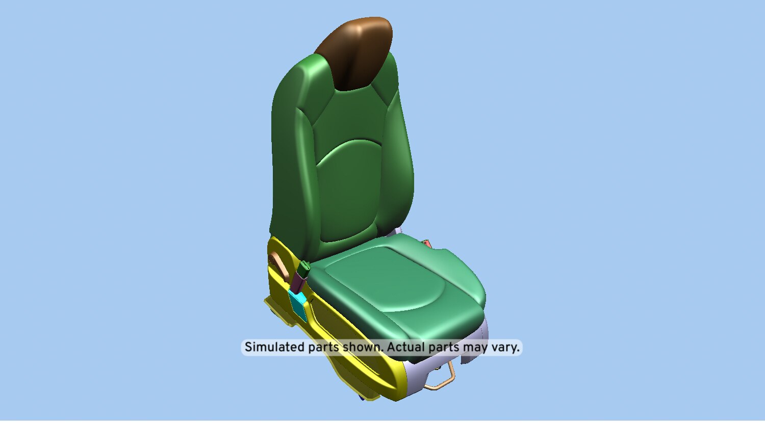 GM Genuine Parts Dark Titanium Passenger Seat