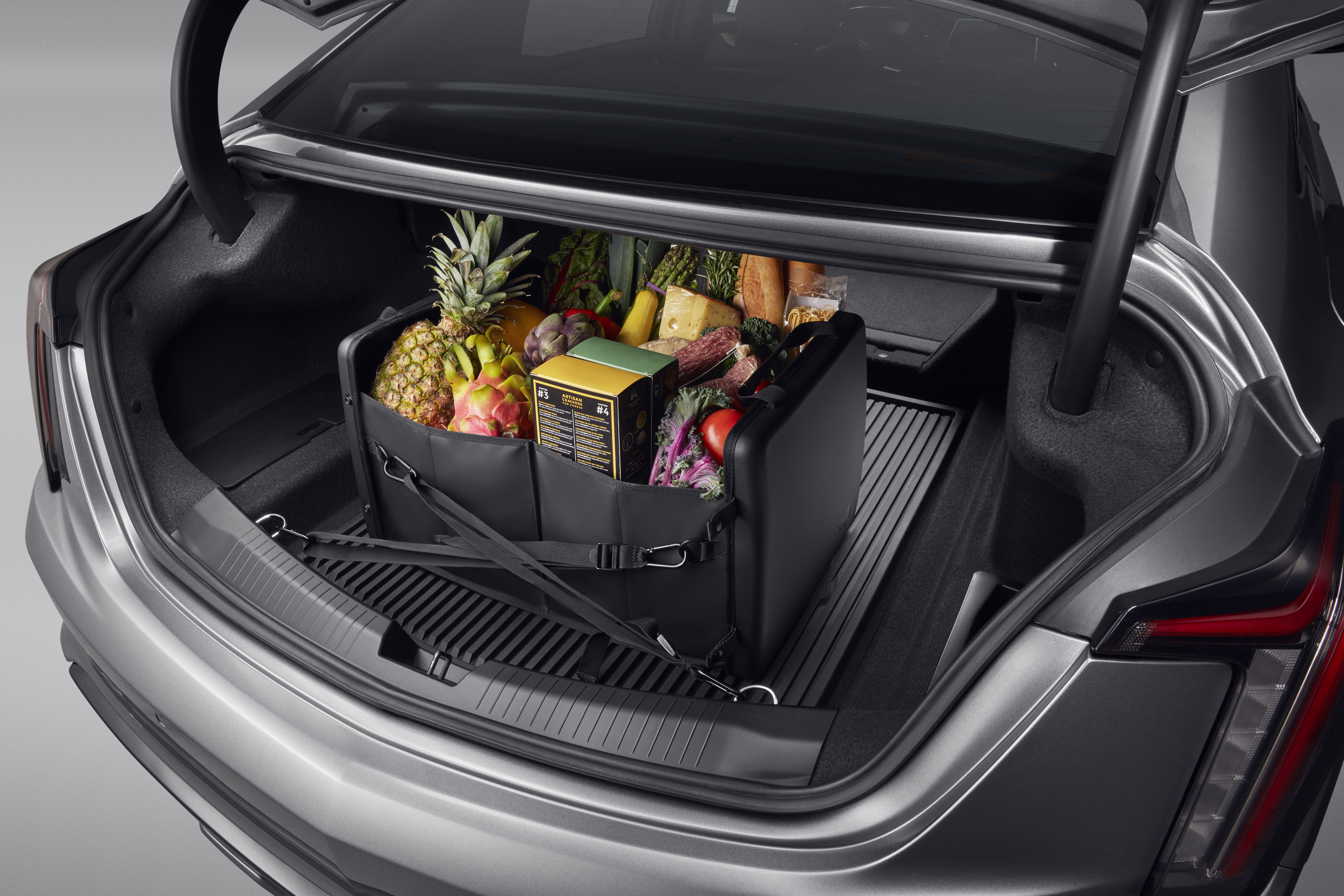 Genuine GM Cargo Liner For 2017-2024 Cadillac XT5 – Dark Titanium, 84507197, All-Weather Rubber