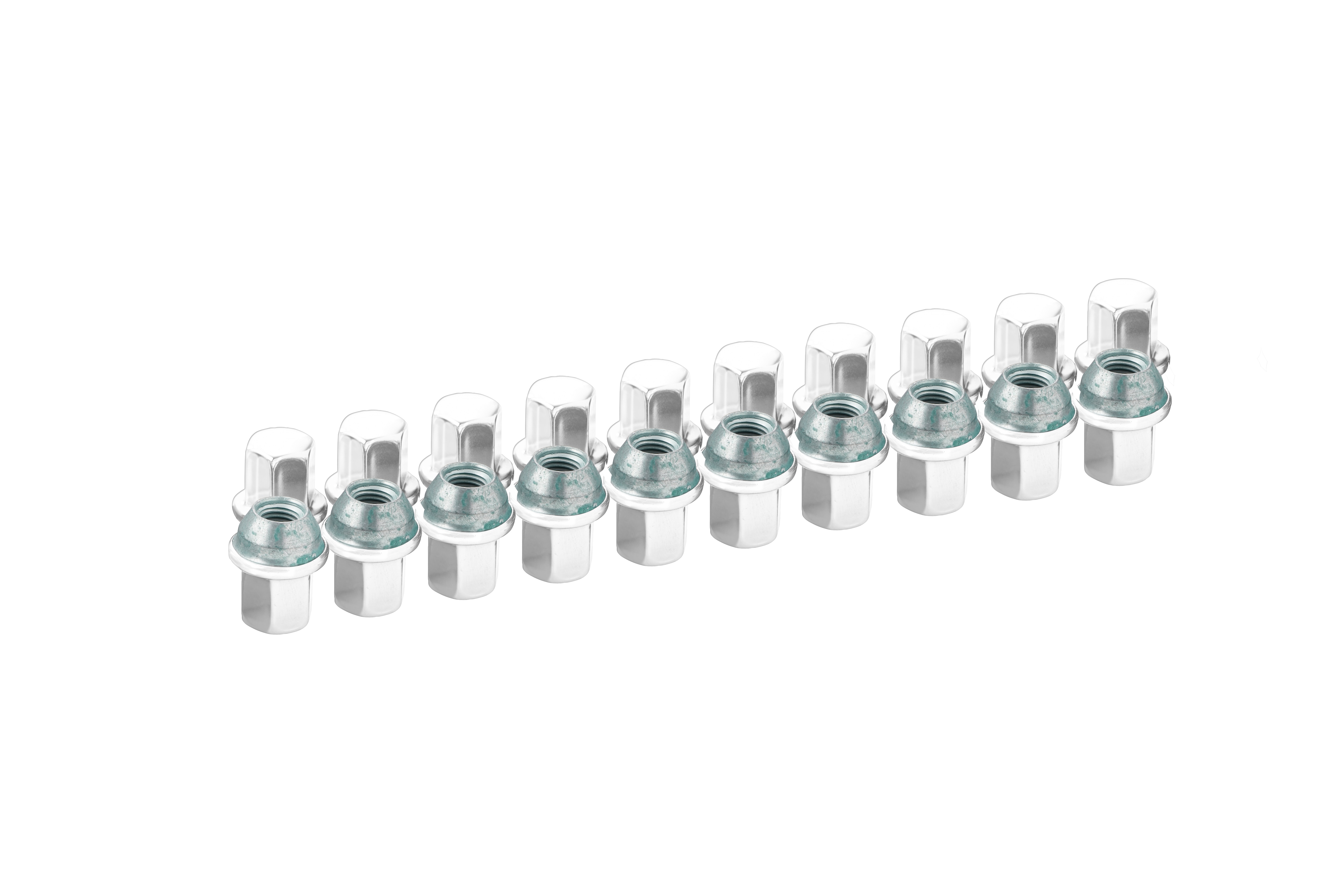 Pack of 20 Lug Nuts in Stainless Steel