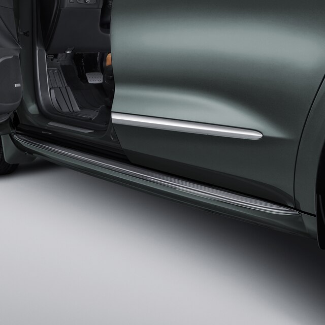 Molded Assist Steps in Sage Metallic