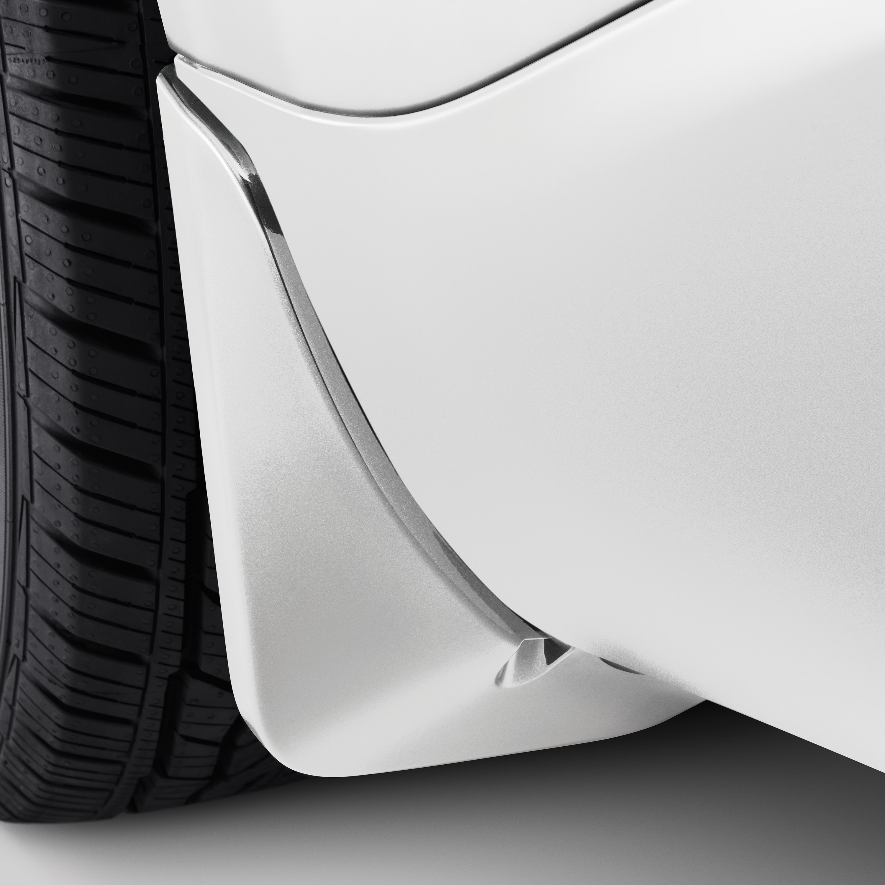 Rear Splash Guards in White Frost Tricoat (for Avenir Trim Level)