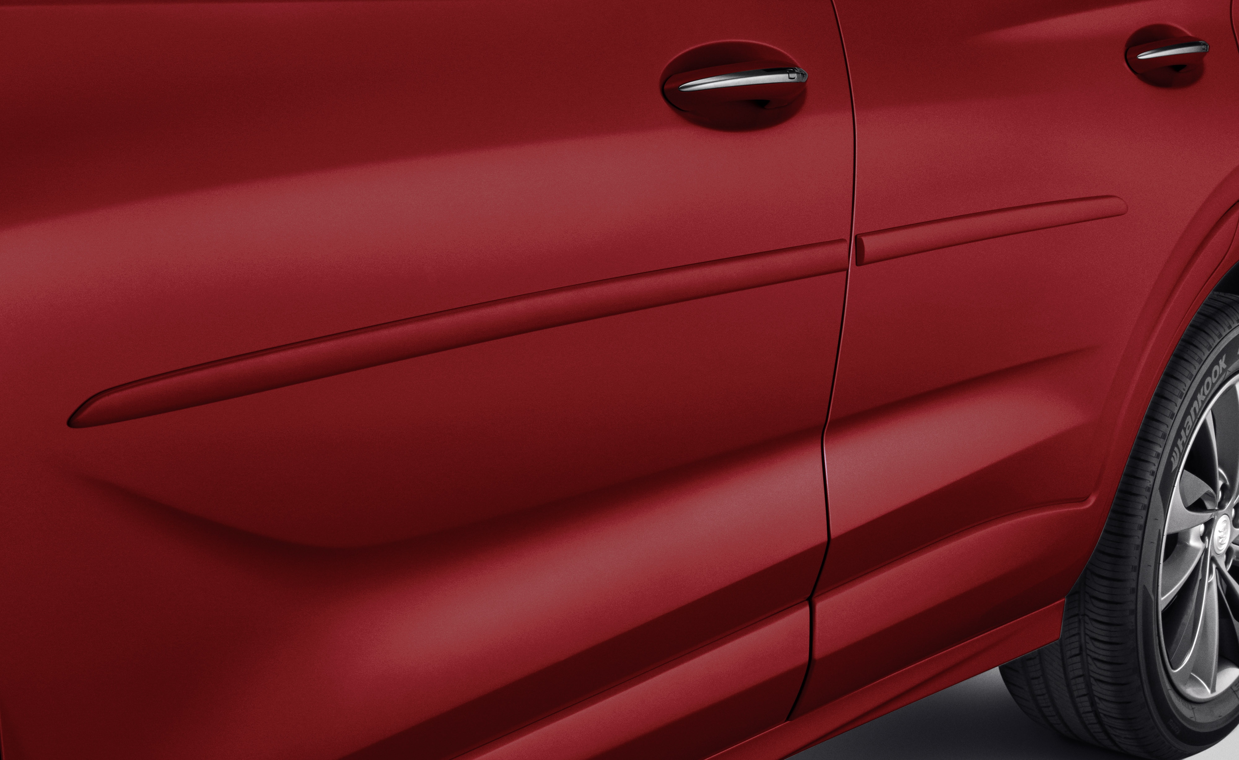 Door Moldings in Cinnabar Metallic