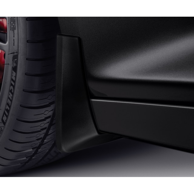 Front Molded Splash Guards in Black Raven