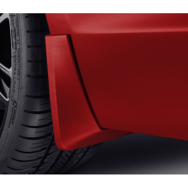 Rear Molded Splash Guards in Infrared Tintcoat
