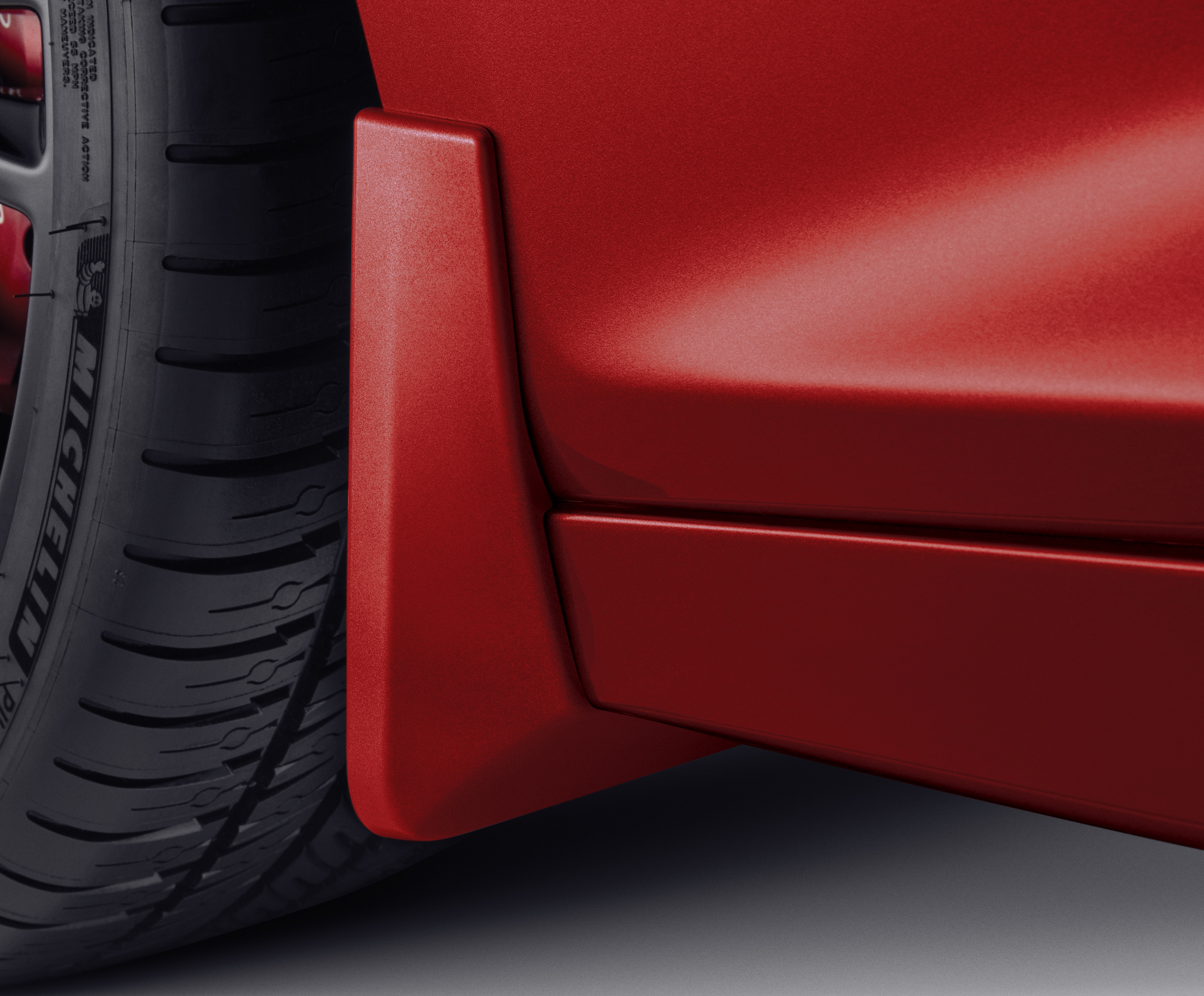 Front Molded Splash Guards in Infrared Tintcoat