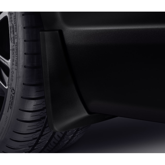 Rear Splash Guards in Black Raven